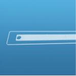 High Flatness Fused Silica Plate with Customizable Transparent Frosted Bores at 1100C