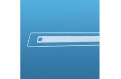 China High Flatness Fused Silica Plate with Customizable Transparent Frosted Bores at 1100C supplier