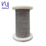 USTC-F Grey Color 0.2mm Enameled Copper Wire Wrapped With Dacron For Audio for sale