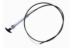 China IATF16949 1500MM Mechanical Control Cable With Black Twist Lock T-Handle supplier