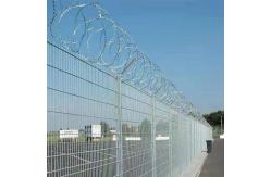 China High 1.8m 30m Roll Airport Security Fencing Europe Green Pvc Coated supplier