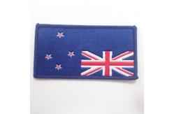 China Popular National Flag Custom Embroidery Patches For Clothes Hat Bag supplier