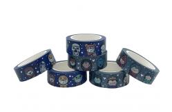 China 10m CMYK Print Silver Foil Washi Paper Tape supplier