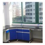 Heat Resistant Lab Work Station , W750mm Wall Mounted Laboratory Island Bench for sale