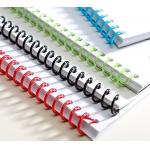 Single Coil PVC Plastic Spiral Binding Ring 1-1/8'' For Office Documents for sale