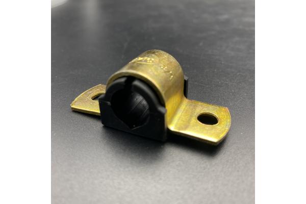 1/2'' Omega Cushion Clamps with Gold Finish