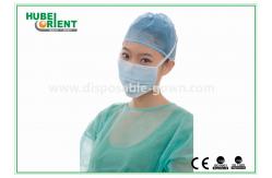 China ISO9001 Anti Dust Disposable Medical Face Mask 9x18cm With Tie On supplier