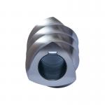 High Precision Twin Screw Extruder Parts Triple Flighted Screw Element For Extrusion for sale