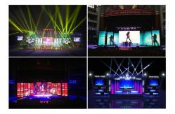 China Wall Mounted P10 RGB LED Screen With Real Pixel 10000 Dots / ㎡ 320 * 160mm supplier