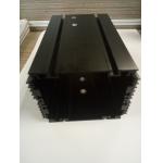 Black Anodizing Extruded Aluminum Enclosures Heatsink Electric Metal Boxes for sale