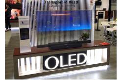 China High Brightness Transparent OLED Display Digital Panel 178 / 178 Angle supplier