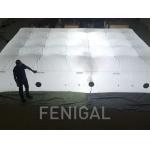 Cube lighting balloon with LED DMX512 control indoor oroutdoor use 5x5x1m for sale