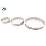 RK Bakeware China Foodservice NSF Birthday Cake Pan , Stainless Steel Mousse Rings for sale