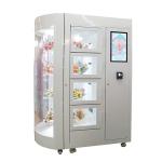 Automatic Flower Vending Machine For Bouquets With Transparent Shelf Display for sale