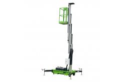 China 8 Meters Single Mast Vertical Lifting Platform 130kg Load Easy Moving supplier