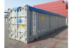China Durable Side Loading Shipping Containers , Open Shipping Container for Waste Material supplier