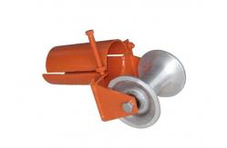 China Conduit Cable Laying Guide Rollers Bell Mouth Roller Split Lock Cable Rollers supplier