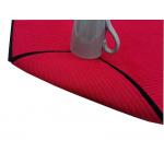 Absorbent  Red Kitchen Dish Drying Mat Microfiber Fabric