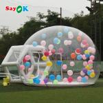 Sayok Portable Inflatable Bubble House Tent Clear Bubble House Customized Logo