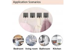 China Stable and Durable Adhesive Hooks Stainless Steel Wall Hooks Stick on Hooks supplier