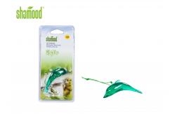 China Dolphin Shape Plastic Air Freshener Hanging On Rearview Mirror supplier