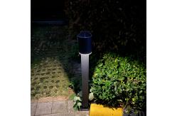 China Cold White Outdoor Solar Powered Lamp Post Lights 6000K SMD LED supplier