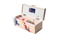 China Magnetic LCD Screen Gift Box OEM Autoplay with rechargeable battery supplier