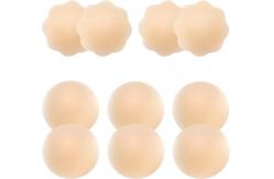 China 2 Pieces Unpadded Silicone Breast Petals With Travel Box supplier