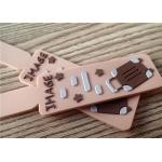 Professional Custom Silicon Patches With 3D Embossment  Band Logo For  Luggage for sale