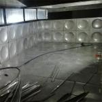Weld Insulated Water Tank Inside Insulated Pu Foam 1.2mm - 3mm Panel Thickness for sale