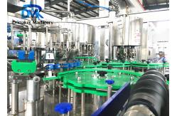 China Roud Square Irregular Glass Milk Bottle Filling Machine 2000-3000 Bottles Per Hour supplier
