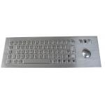 69 Keys Panel Mount Keyboard , Stainless Steel Keyboard with Trackball MTB,  OTB , LTB for sale