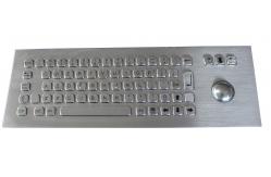 China 69 Keys Panel Mount Keyboard , Stainless Steel Keyboard with Trackball MTB,  OTB , LTB supplier