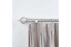 China Adjustable Length Extendable Curtain Rod For Home Decoration supplier