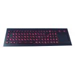 Top panel mount  Backlit USB stainless Keyboard with touchpad and numeci keypad