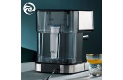 China Italian 220V Home Coffee Machine With Milk Frother Black supplier