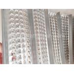 0.3mm  0.45mm Width  High Ribbed Formwork U Patterns For Construction 3m Length for sale