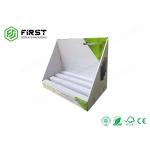 ODM Corrugated Countertop Display Matte Laminated Cardboard Counter Display Stand