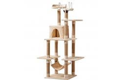 China Maximize Your Cat's Playtime Wall Mounted Cat Scratching Post with Multi Level supplier