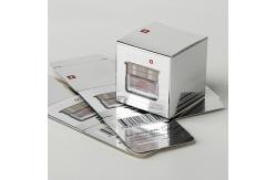 China 15ml Custom Eye Cream Boxes Silver Paper Custom Printing Paper Box supplier