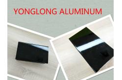 China Electrophoretic Black Pearls Aluminum Window Frame Profile Normal Length 6m supplier