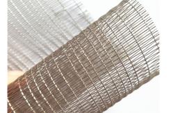 China Embedded Woven Laminated Glass Wire Mesh Wire Diameter 0.15 mm 28 Mesh supplier