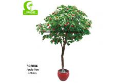 China Chinese Goods Wholesale Artificial Apple Tree 2.8m Artificial Fruit Tree supplier