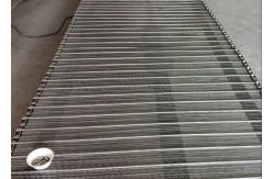 China Candy Making Oven 304 Stainless Steel Chain Mesh Conveyor Belt supplier