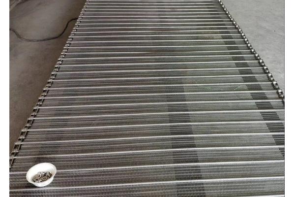 Candy Making Oven 304 Stainless Steel Chain Mesh Conveyor Belt