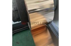 China Copper Beryllium Strip UNS C17200 CuBe2 0.28mm X 100mm State XHM supplier