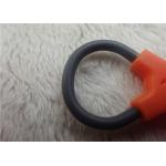 Debossed Logo Irregular Shape Rope Rubber Zipper Puller For Mountain Climbing Bags