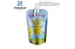 China Custom Stand Up Pouches Food Grage Large Capacity Wine Purse With Spout supplier