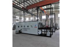 China Cuboid Shape Bitumen Drum Decanter Barrel Plate Pushed By Hydraulic Arm supplier