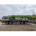 Used Zoomlion Truck Crane 50t With Tyres 12.00-20 Engine Model WP9H336E50